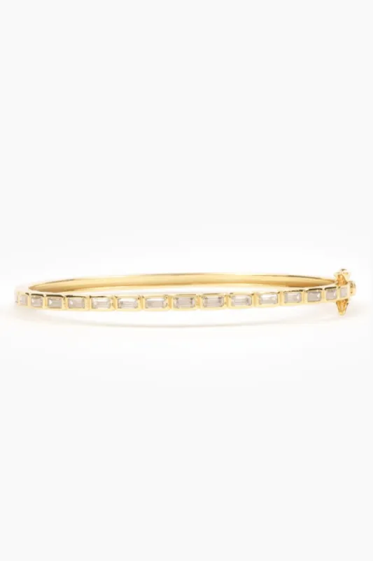 Baguette Bangle Bracelet sold by Modatrova