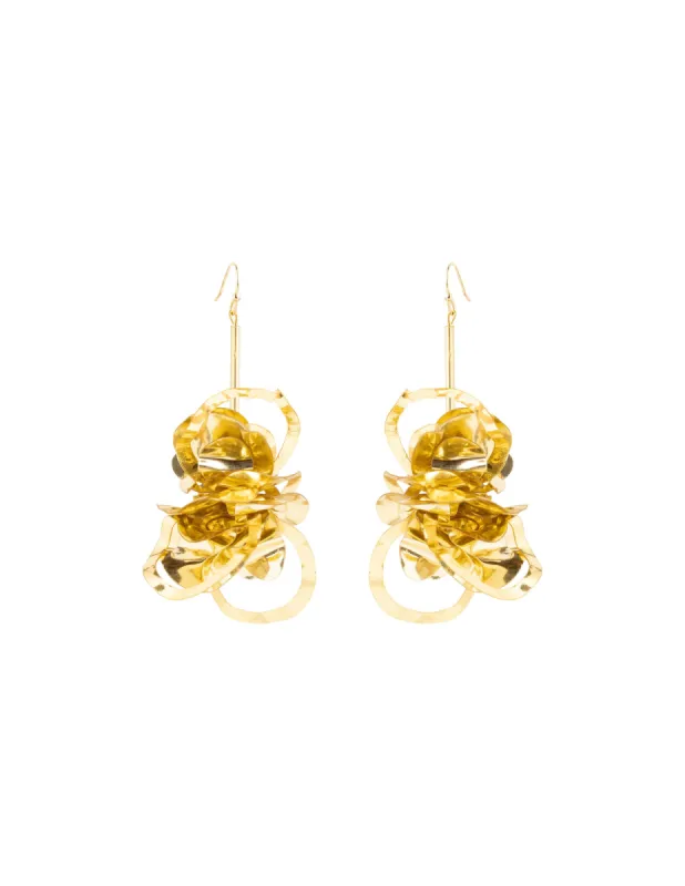 Carmine Earrings Gold sold by Modatrova