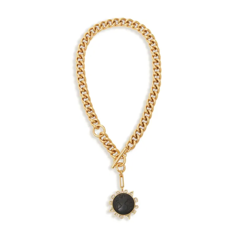 Odyssey Necklace Black Gold sold by Modatrova