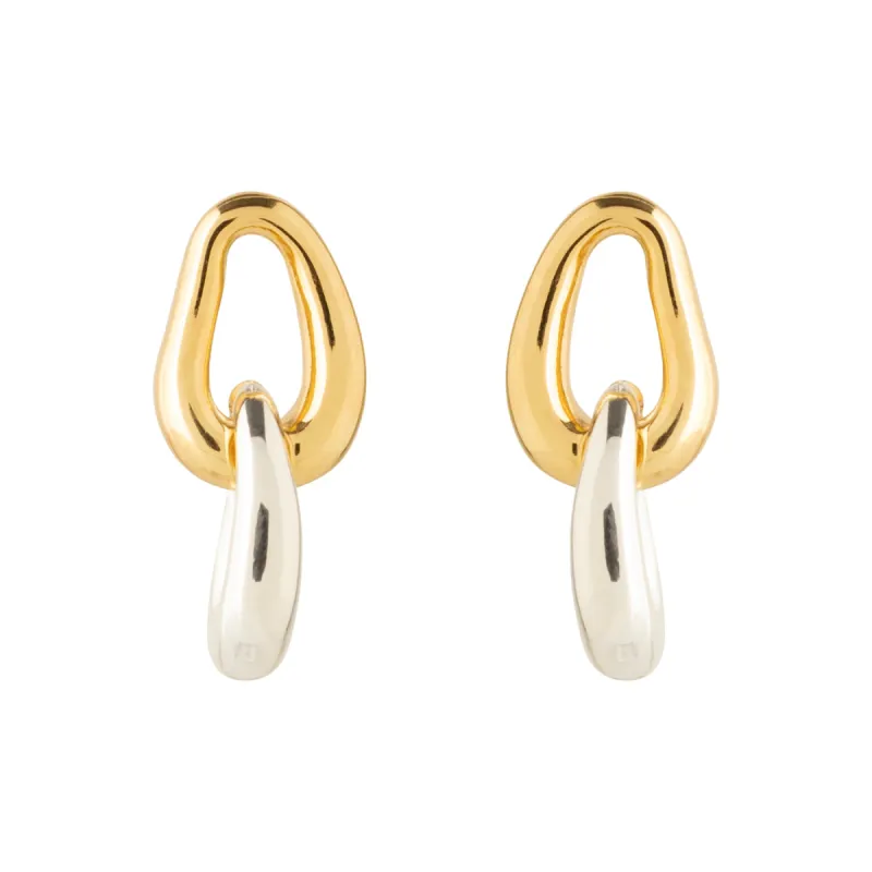 Broome Earrings Gold Silver sold by Modatrova