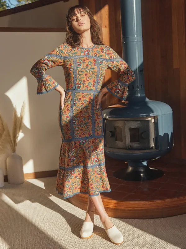 Tina Fluted Pencil Dress sold by Modatrova