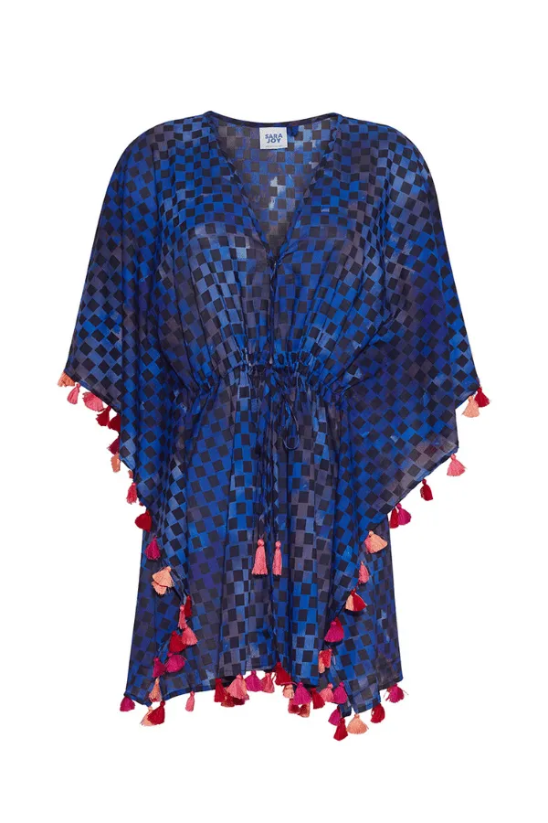 Blue Marble Geo Open Caftan sold by Modatrova