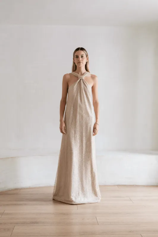 Haze Halter Maxi Dress sold by Modatrova