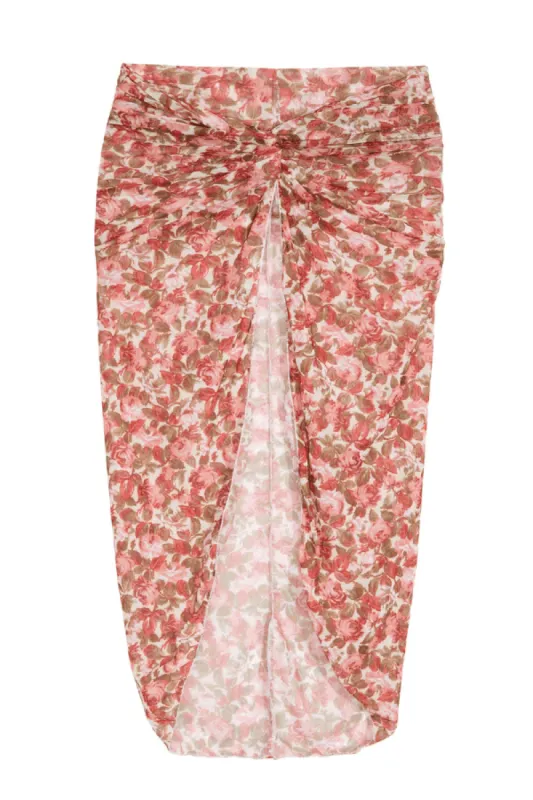Uptown Pull On Skirt in Rose sold by Modatrova