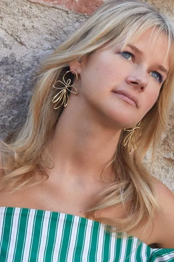 Sade Earrings Gold sold by Modatrova product image thumbnail 5