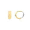Two-Tone 14K Huggies sold by Modatrova