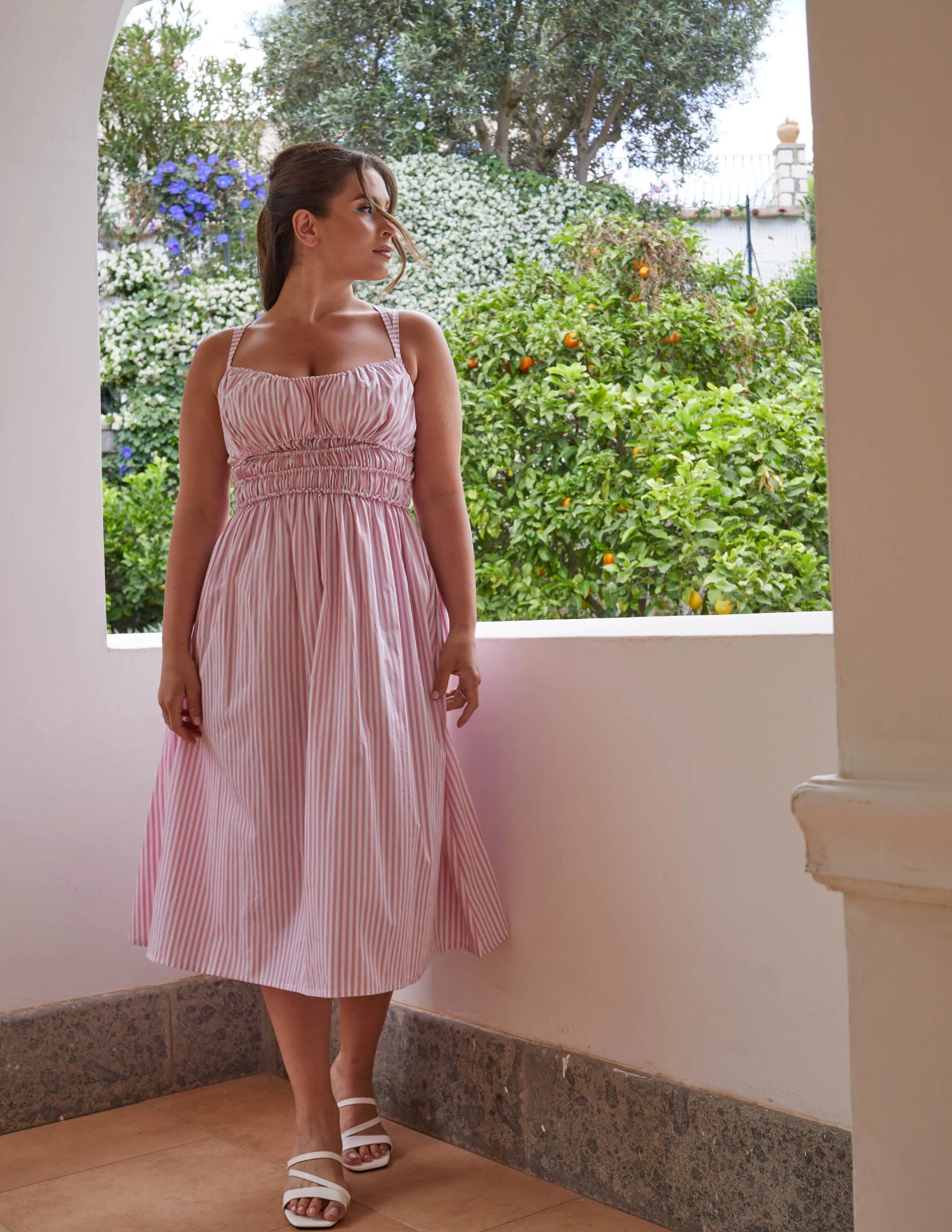 Lucilla Strawberry Stripe sold by Modatrova product image thumbnail 5