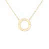The Crew Small Circle Pendant Necklace sold by Modatrova