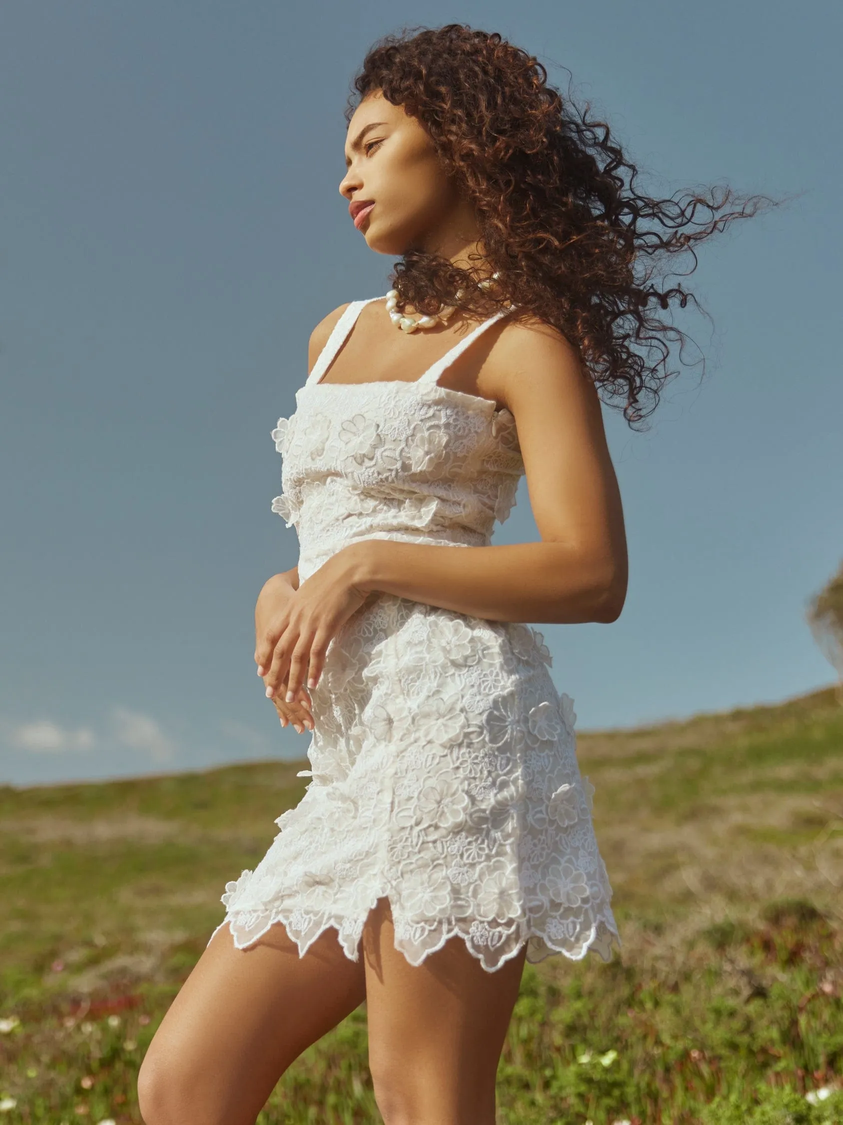 Avery Lace Mini Dress sold by Modatrova product image thumbnail 4
