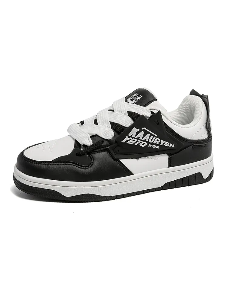 Men'S Spliced Flats With Dual-Color Lace sold by Oeyes product image thumbnail 3