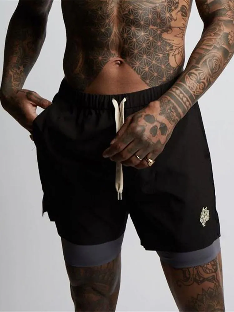 Causal Double-Deck Training Shorts sold by Oeyes product image thumbnail 3