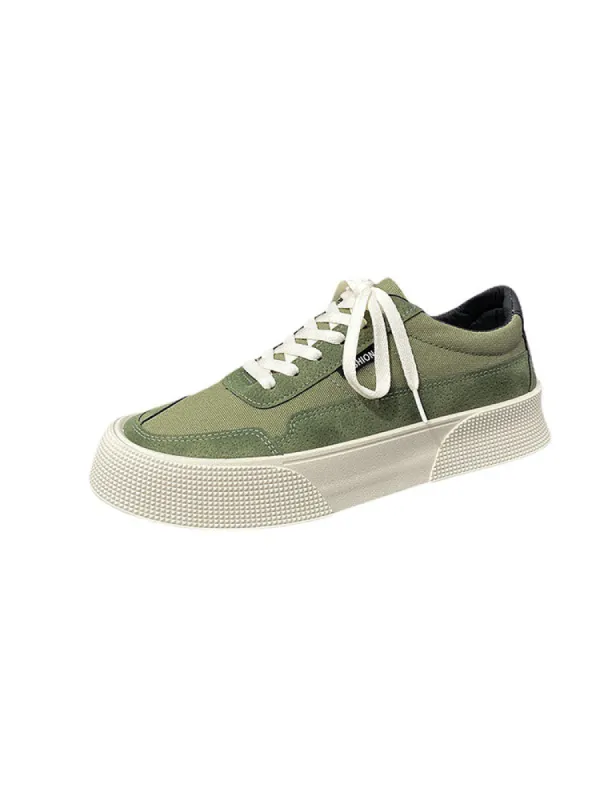 Thick Sole New Casual Sporty Harajuku Men'S Flat Shoes sold by Oeyes
