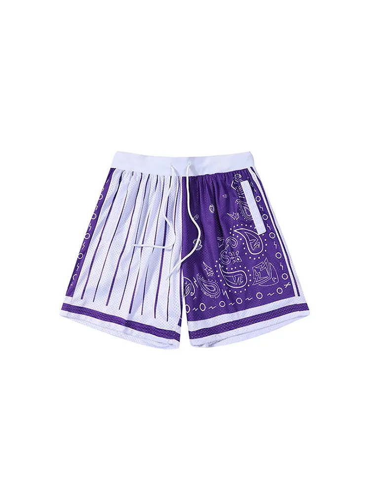 Men'S Mesh Dual-Color Training Shorts sold by Oeyes product image thumbnail 4