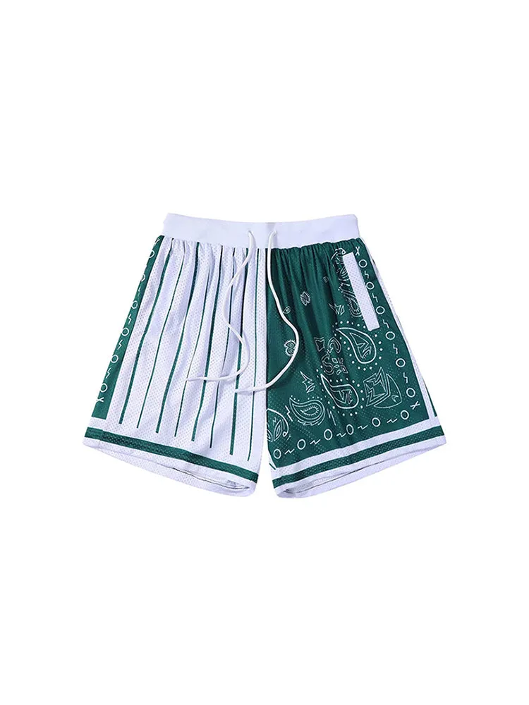 Men'S Mesh Dual-Color Training Shorts sold by Oeyes
