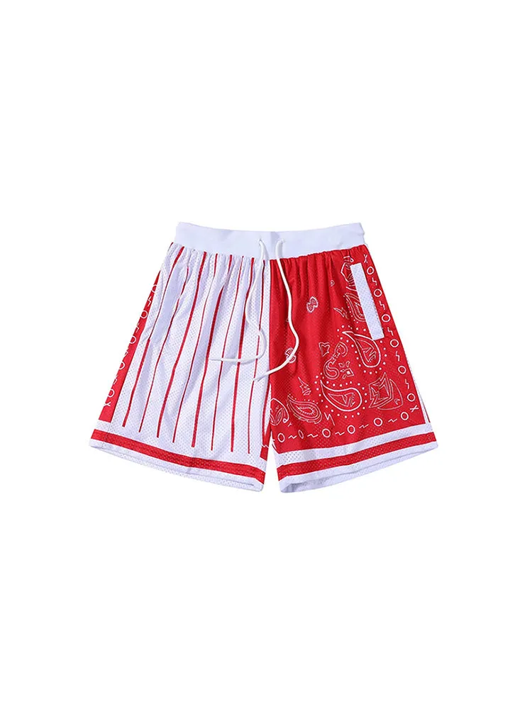 Men'S Mesh Dual-Color Training Shorts sold by Oeyes product image thumbnail 3
