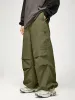 Wide-Leg Parachutist Pants With Drawstrings sold by Oeyes