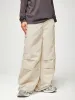 Wide-Leg Parachutist Pants With Drawstrings sold by Oeyes
