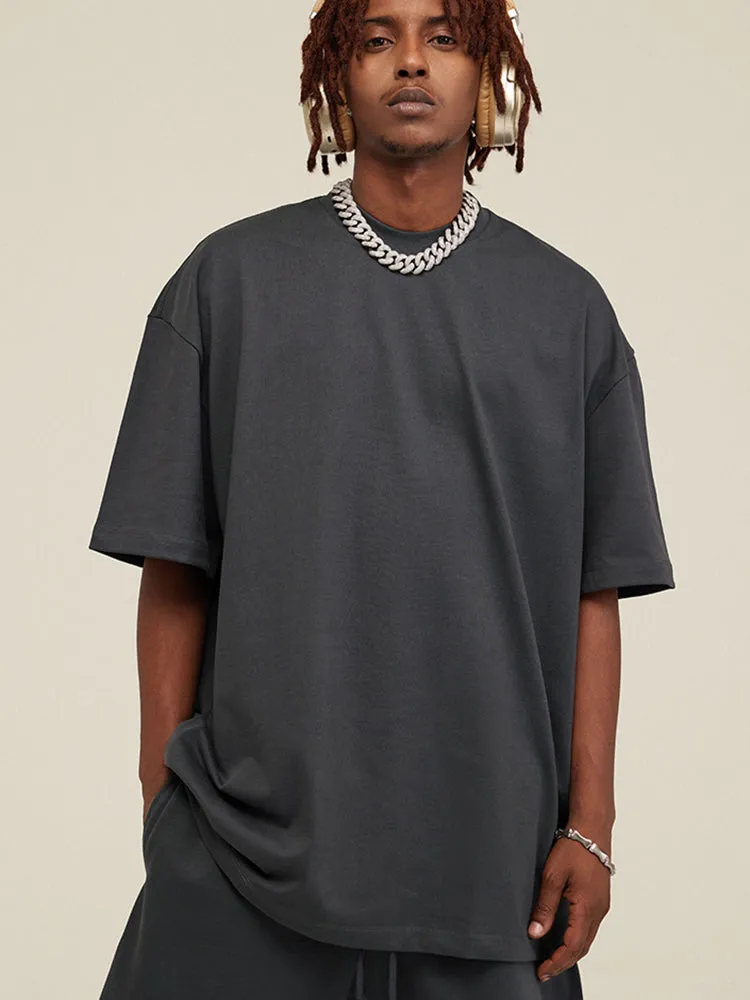 Men'S Dropped Shoulder Loose Tee sold by Oeyes product image thumbnail 3