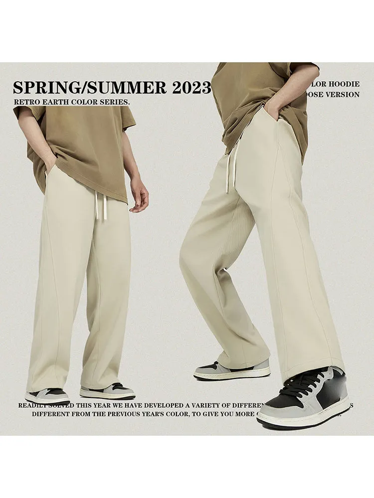 Men'S Twill Plaid Spliced Joggers sold by Oeyes