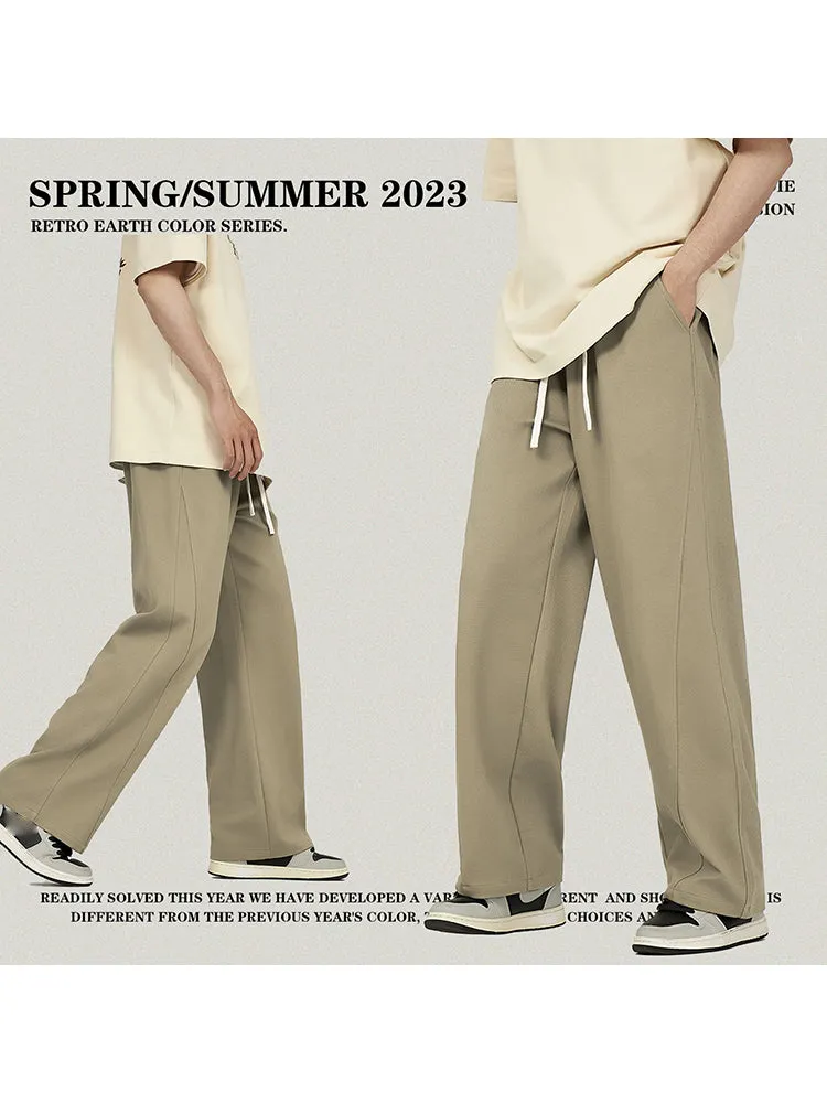 Men'S Twill Plaid Spliced Joggers sold by Oeyes product image thumbnail 3