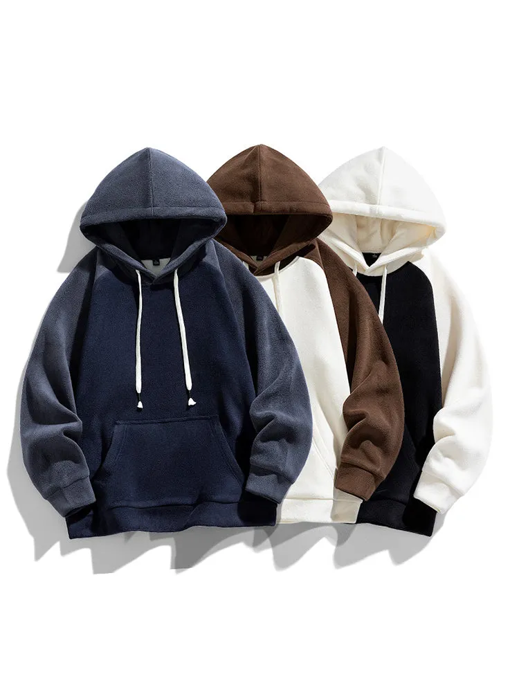 Contrast Color Thickened Hoodie sold by Oeyes product image thumbnail 4