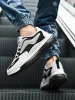 Color-Blocked Breathable Cushion Casual Shoes sold by Oeyes