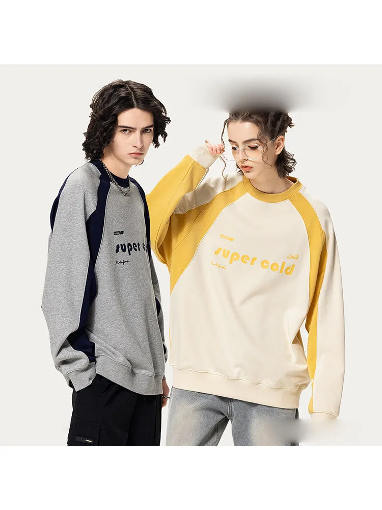 Contrast Color Letter Print Hoodie sold by Oeyes product image thumbnail 4