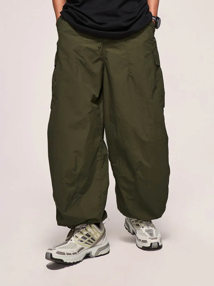 Wide-Leg Slouchy Pants With A Check Pattern sold by Oeyes product image thumbnail 3