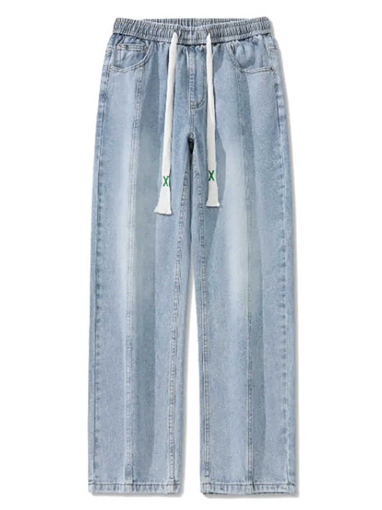 Retro Ripped Patched Washed Jeans sold by Oeyes product image thumbnail 5