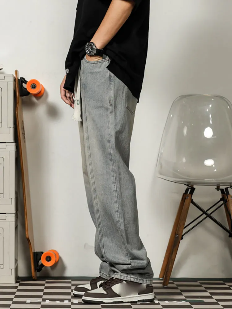 Retro Ripped Patched Washed Jeans sold by Oeyes product image thumbnail 4