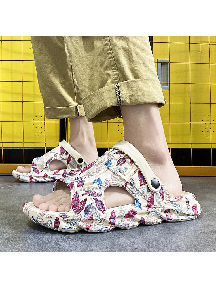 New Thick Soft Sole Anti-Slip Beach Outwear Durable Slides sold by Oeyes product image thumbnail 4