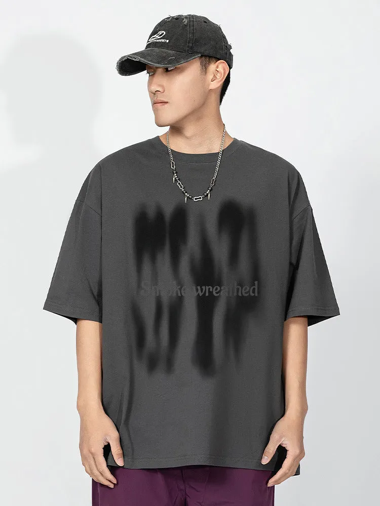 Loose-Fitting Digital Print T-Shirt sold by Oeyes product image thumbnail 5
