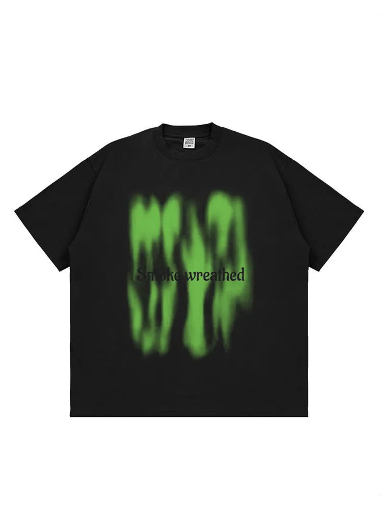 Loose-Fitting Digital Print T-Shirt sold by Oeyes product image thumbnail 4