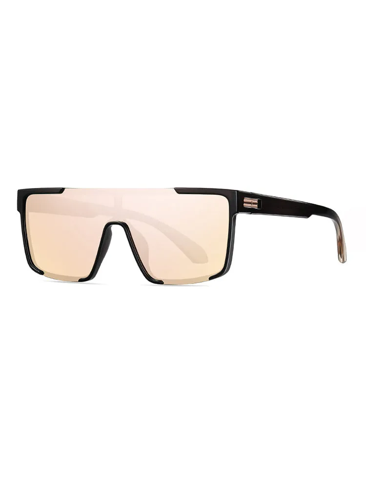 One-Piece Fashionable Square Frame Sunglasses sold by Oeyes product image thumbnail 5