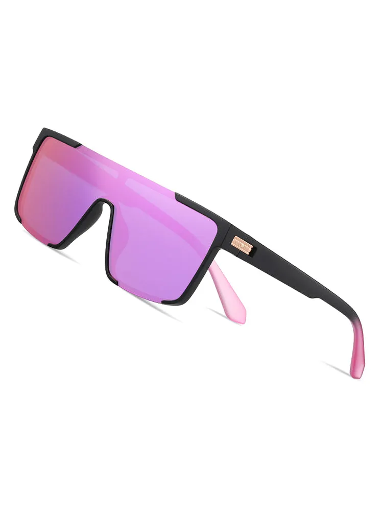 One-Piece Fashionable Square Frame Sunglasses sold by Oeyes