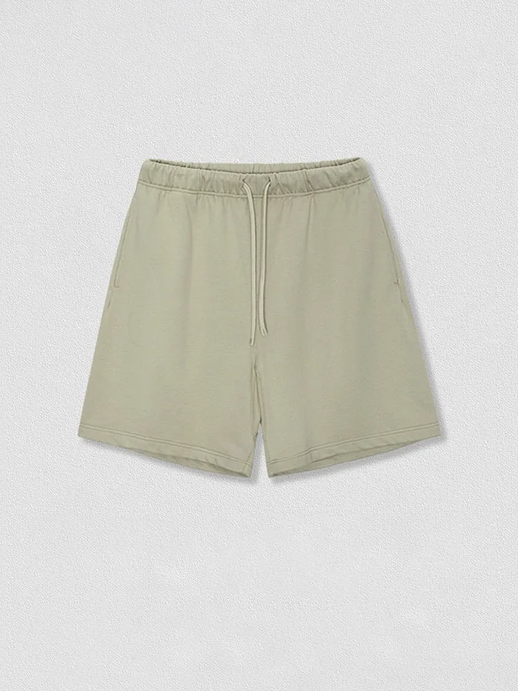 Wool Thread Waist Solid Color Casual Athletic Shorts sold by Oeyes