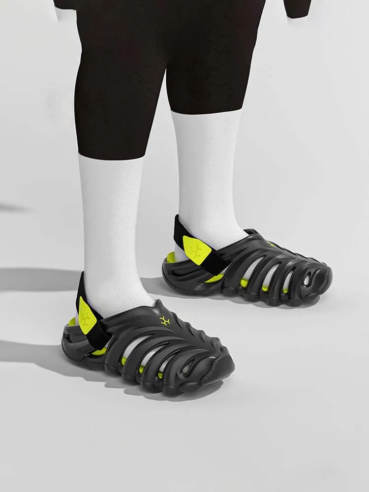 Men's Outdoor Beach Shoes - Breathable Cutout Closed-Toe Sandals sold by Oeyes product image thumbnail 2