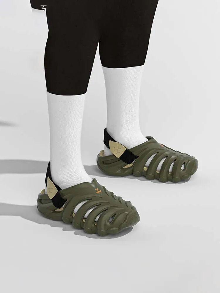 Men's Outdoor Beach Shoes - Breathable Cutout Closed-Toe Sandals sold by Oeyes product image thumbnail 5