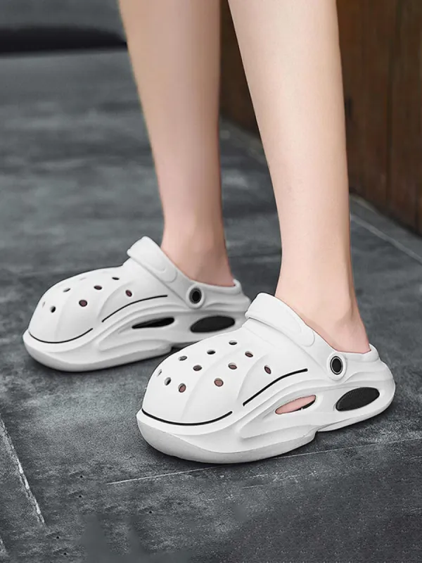 Beach Casual Thick Sole Couple Slide Sandals sold by Oeyes