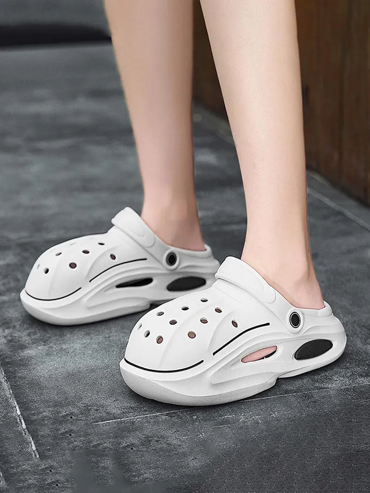 Beach Casual Thick Sole Couple Slide Sandals sold by Oeyes