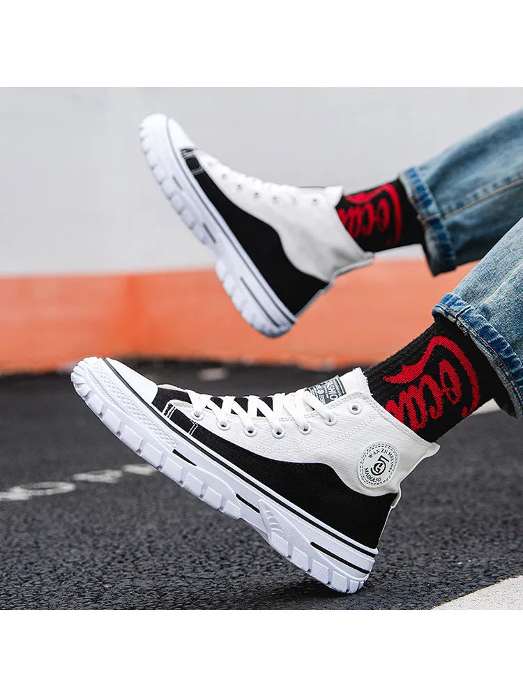 New High Top Sporty Casual Fashion Breathable Canvas Shoes sold by Oeyes product image thumbnail 3