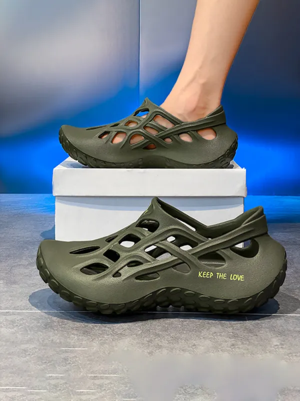 EVA Thick Sole Men's Water Shoes For Wading And Beach sold by Oeyes