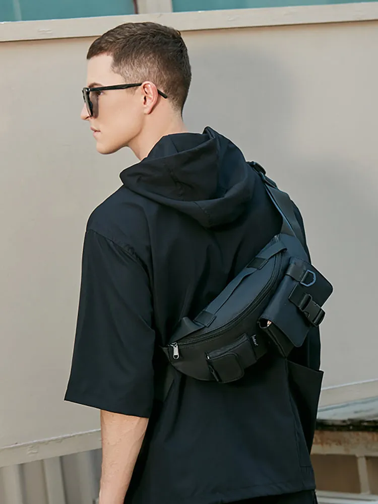 Casual Chest Bag In Black sold by Oeyes