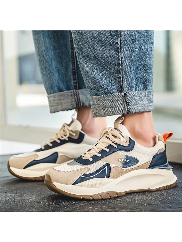 Waterproof Low Top Suede Thick Sole Men'S Casual Shoes sold by Oeyes product image thumbnail 2