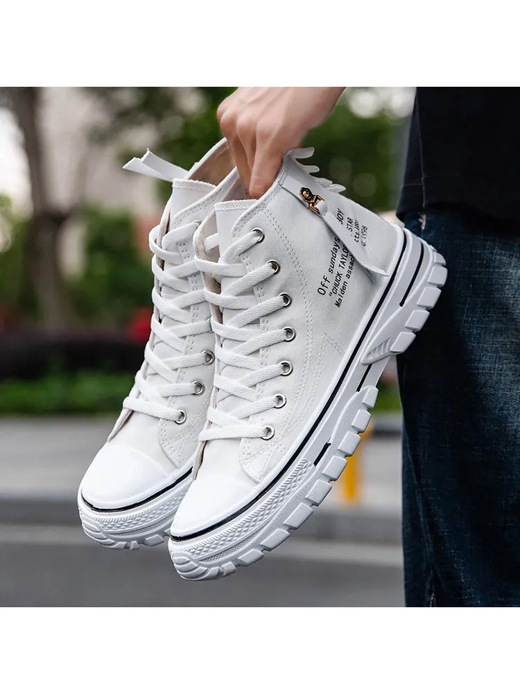 New High Top Breathable Canvas All-Matched Shoes sold by Oeyes product image thumbnail 4