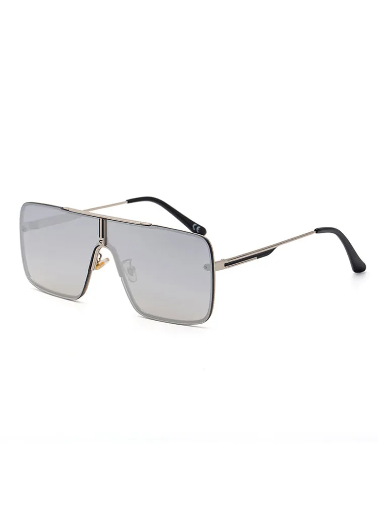 Men'S One-Piece Fashionable Square Sunglasses sold by Oeyes product image thumbnail 3