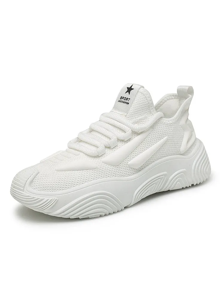 Mecha Gears Flying Weaving Breathable Uppers Thick-Soled Outdoor Casual Shoes sold by Oeyes product image thumbnail 3