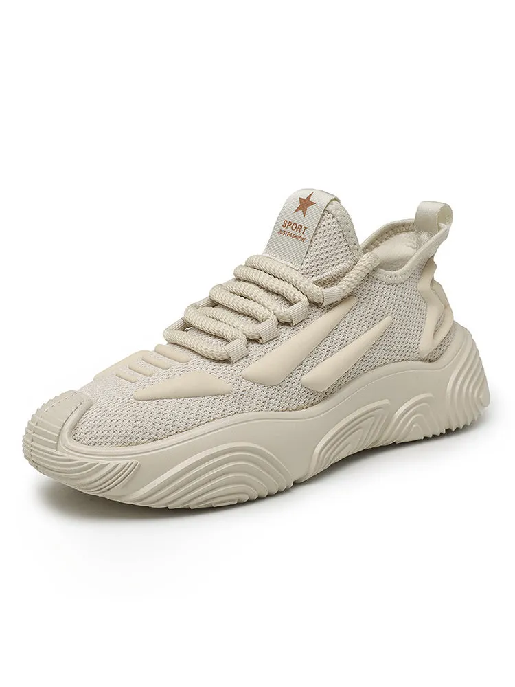 Mecha Gears Flying Weaving Breathable Uppers Thick-Soled Outdoor Casual Shoes sold by Oeyes product image thumbnail 2