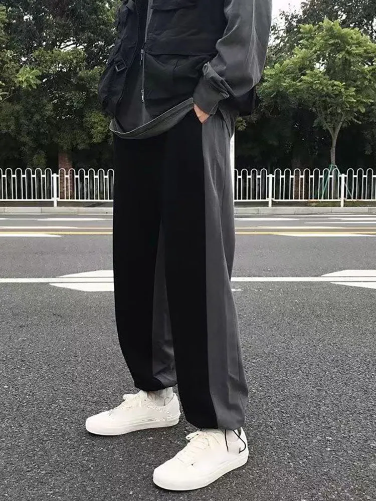 Men'S Contrast Drawstring Joggers sold by Oeyes product image thumbnail 4