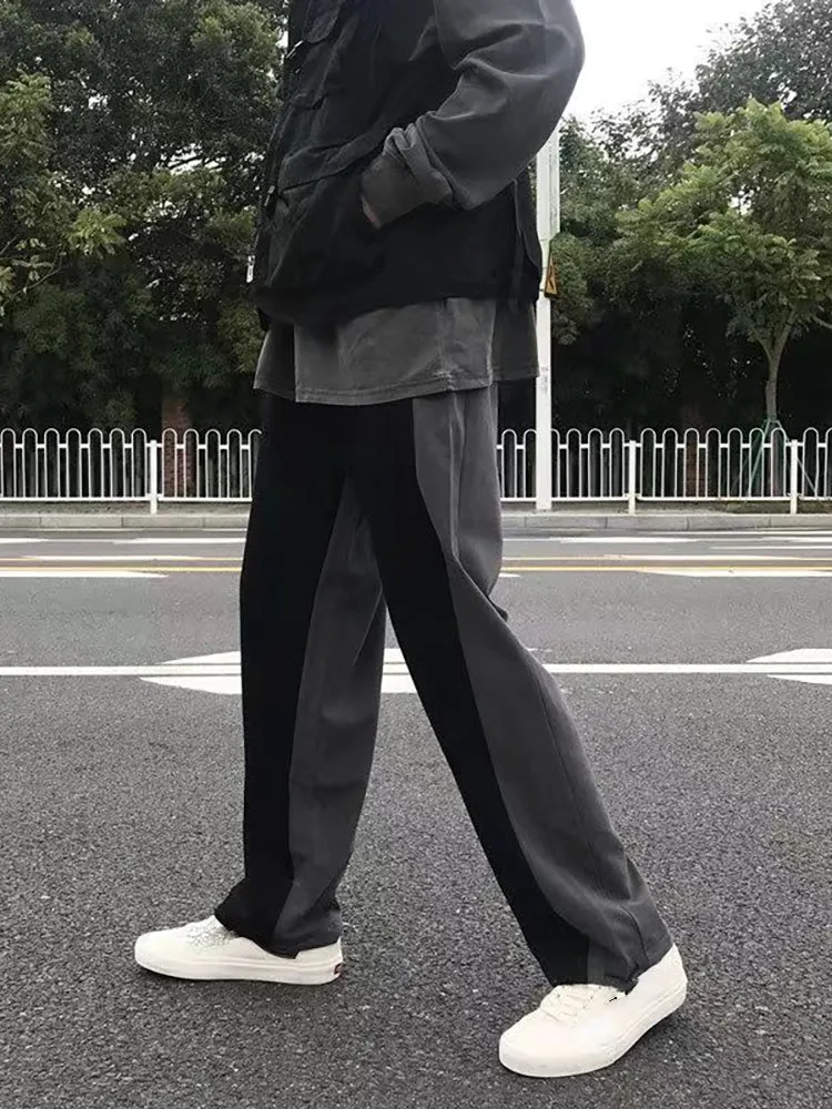 Men'S Contrast Drawstring Joggers sold by Oeyes product image thumbnail 3